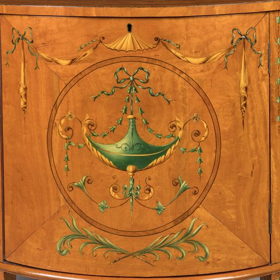 A Satinwood Commode in the Manner of the Adams Brothers